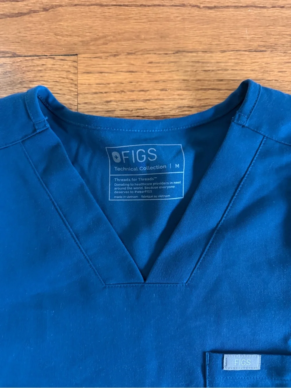 FIGS Men’s Scrub Set Carribbean Blue Leon Tansen M/L